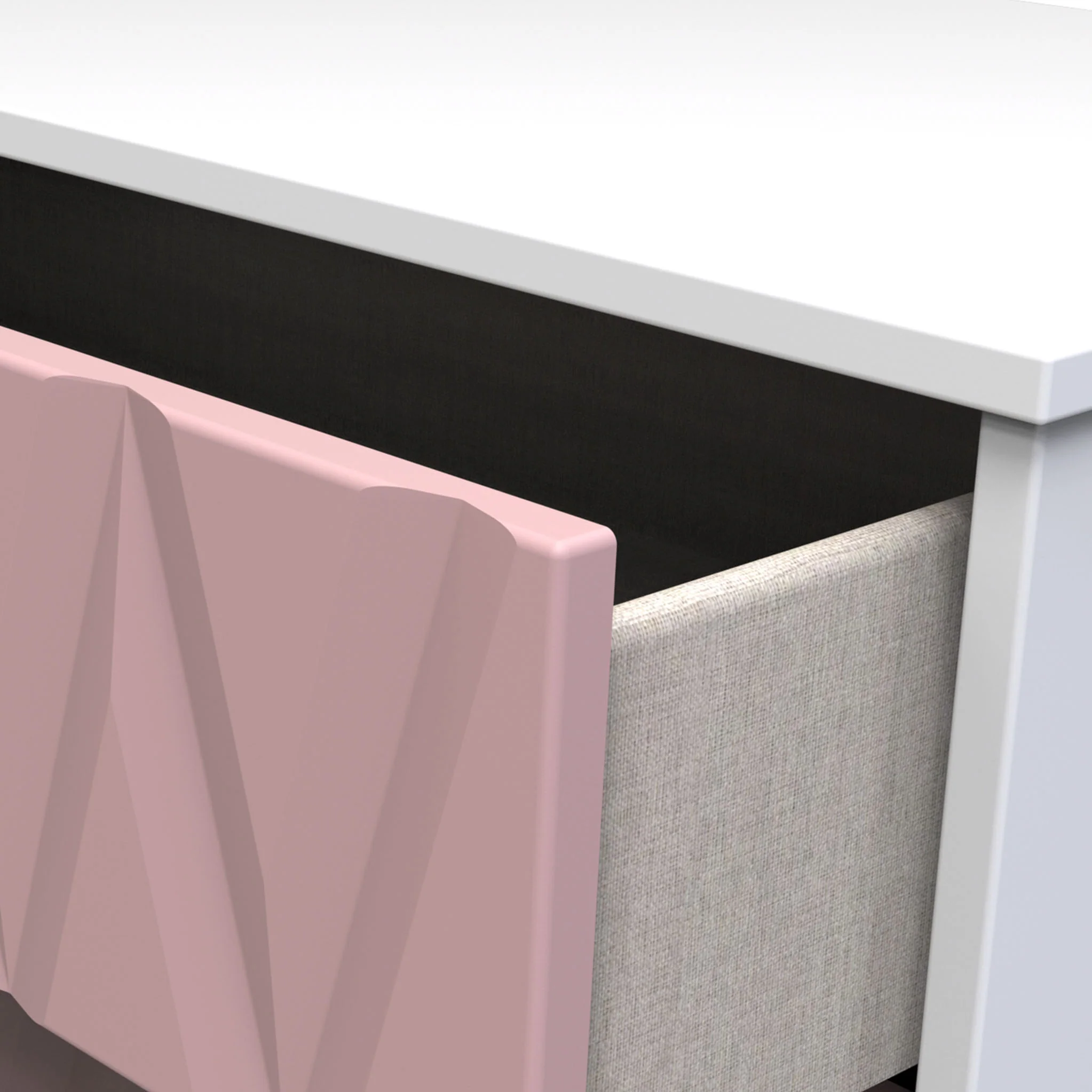 Geo 2 Drawer Utility with Gold Hairpin Legs - Image 11